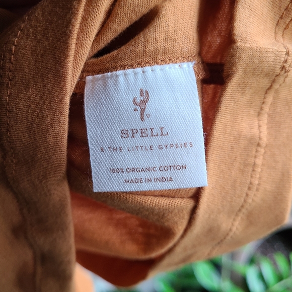NWT Spell Little Gypsies King Bedouin Tee Orange - Picture 5 of 7
